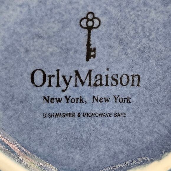 Orly Maison Dimpled Speckled Blue & White Ombre Ceramic Coffee Cup Mug - Picture 9 of 12